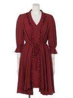 ミニタッセルワンピース/red