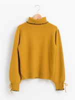 メロータートルニットプルオーバー/マスタード