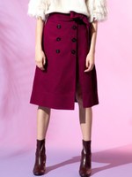 ラップ風トレンチスカート/PLM