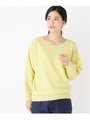 ラメニット　プルオーバー/レモンイエロー(031)