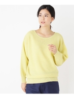 ラメニット　プルオーバー/レモンイエロー(031)