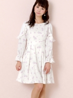 リュバンシュシュフルールロマンスワンピース＜LODI flower collection＞/シロ
