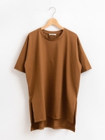 ロングTシャツ/レンガ