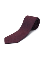 ワンポイント タイ [ メンズ ネクタイ 無地 ギフト ]/ボルドー(064)