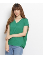 前後Vネックプルオーバー/グリーン(022)