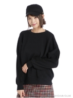 袖ラインボアTOPS/ブラック