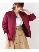 中綿ミリタリーブルゾン/ボルドー(064)