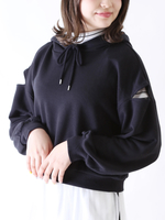 WEGO/カッティングショートパーカー