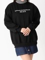 WC/ハイネックレイヤードスウェット