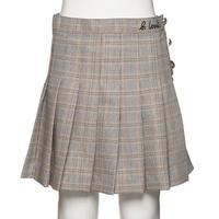【30%OFF】グレンチェックプリーツスカパン
