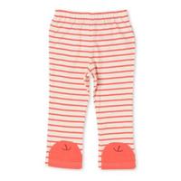 【30%OFF】ボーダー柄リンゴワッペンつきレギンス