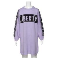 【40%OFF】ブロッキングニットワンピース