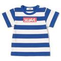 【50%OFF】太ボーダーロゴTシャツ