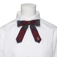 チェック柄リボンタイ