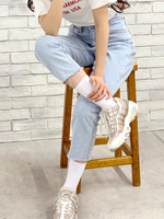 WEGO/クロップドデニムパンツ