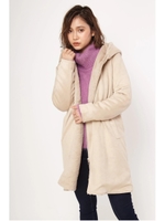 2WAYスエードコート/ベージュ