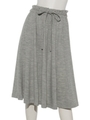 ADIEU TRISTESSEギャザーフレアスカート/グレー