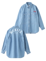 BACK LOGO DENIM SHIRT/ライトインディゴ
