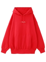 BAR SWEAT HOODIE/レッド