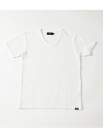 BIG WAFFLE V／N T-SHIRT/WHT