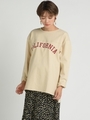 CALIFORNIA-ロゴTシャツ/ベージュ