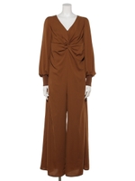 CENTER DRAPE ALL IN ONE/BROWN