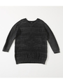 CHIMAYO PATTERN 3／4 SLEEVEKNIT/BLK