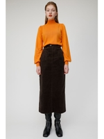 CORDUROY LONG スカート/D/BRN3