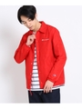 Champion コーチジャケット/レッド(062)