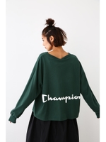 Champion ボリュームスリーブ L／S Tシャツ/D/GRN3