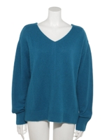 FOX Vネックプルオーバー/ブルー