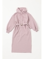 Fleece Hoodie Long OP-R/PNK