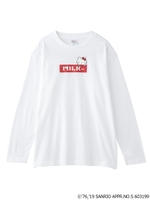 HELLO KITTYx MILKFED.  LS TEE/ホワイト