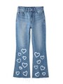 HIGH WAISTED HEART FLARE DENIM/マルチ