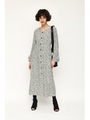 LEOPARD SPOT TUCKED ワンピース/M/WHT7