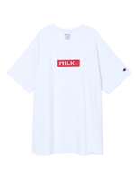 MILKFED. X CHAMPION S/S TEE BAR/レッド
