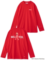 MILKFED. x SESAME STREET LS TEE ELMO/レッド