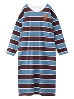 MULTI STRIPED DRESS/ブルー