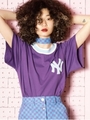 New York Yankees ラインリブ Tシャツ/PPL