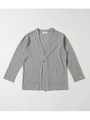 ONE BUTTON CUT CARDIGAN/T.GRY