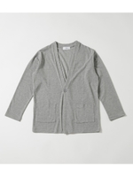 ONE BUTTON CUT CARDIGAN/T.GRY