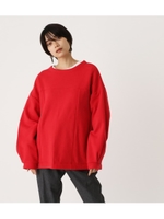 PANEL SWEAT TUNIC/RED