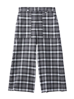 PLAID PANTS/ブラック