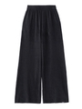 PLEATED WIDE PANTS/ブラック