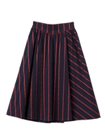 REGIMENTAL STRIPE SKIRT/ネイビー