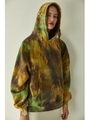 TIE DYE BIG HOODIE/YEL