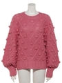 TRADE PLACES KNIT JUMPER/HIBISCUS