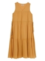 WAIST TASSEL DRESS/イエロー