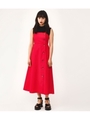 WRAP BUTTON JUMPER SK/RED