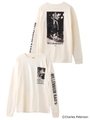 X-girl × Charles Peterson GRUNGE L/S TEE/ホワイト